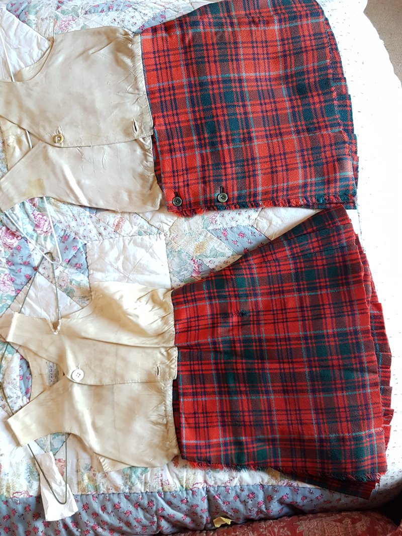 Victorian child's kilts