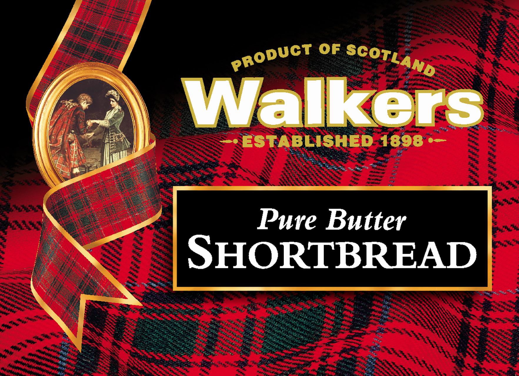 Walkers Pure Butter Shortbread — UK trade mark UK00003180795 (2016) The Walkers Shortbread packaging, UK trade mark UK00003180795