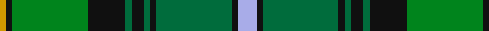 McCandlish Htg, Green (Name) example sett