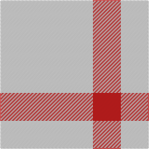 LN/100 R/30 tartan Tartan detail