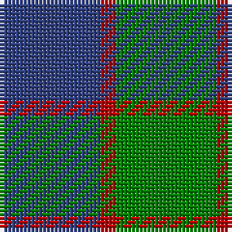 B/26 R4 G/26 tartan Tartan detail