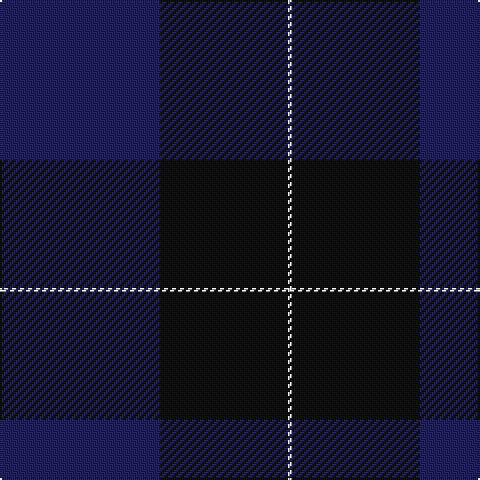 DB/80 K64 W/2 tartan Tartan detail