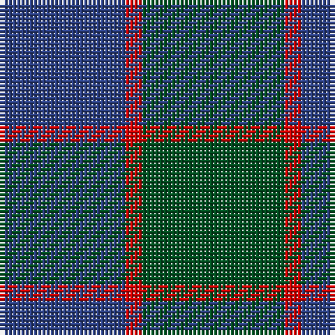 B/30 R4 G/34 tartan Tartan detail