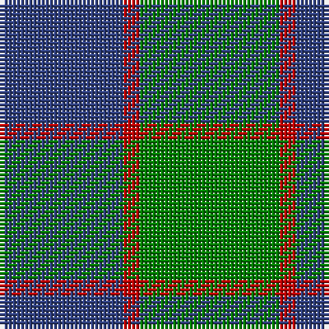 Tartan detail