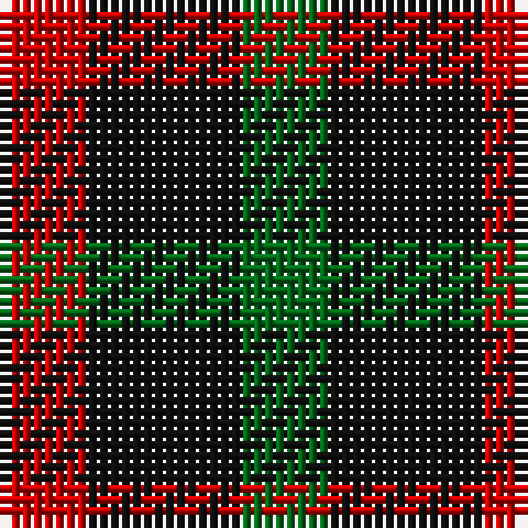 R/8 K14 G/8 tartan Tartan detail