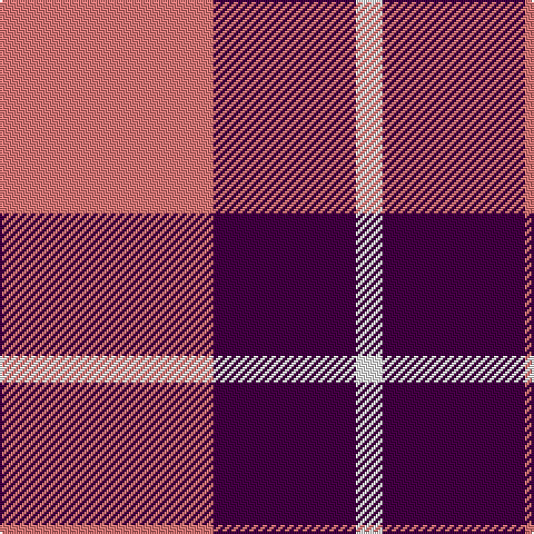 LR/96 DP64 W/12 tartan Tartan detail