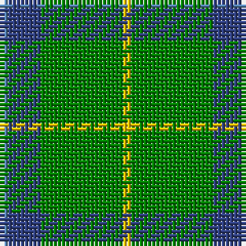 Ba/2 B8 G20 Y/2 tartan Tartan detail