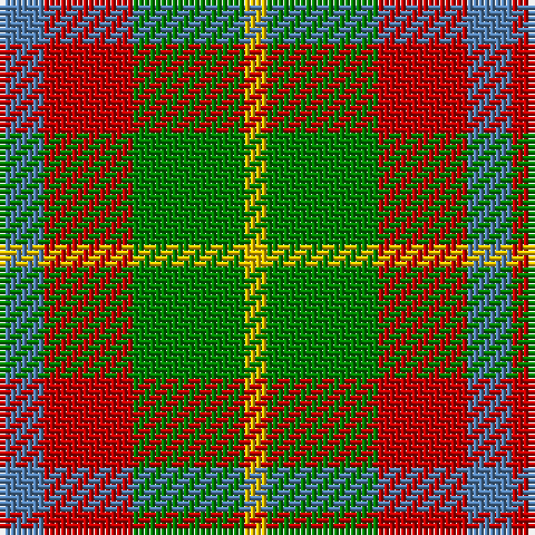B/8 R16 G20 Y/4 tartan Tartan detail