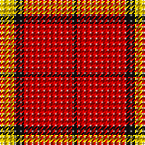 K/4 R40 K8 Y/12 tartan Tartan detail