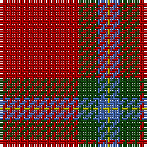 DR/32 DG8 B4 LG/1 tartan Tartan detail