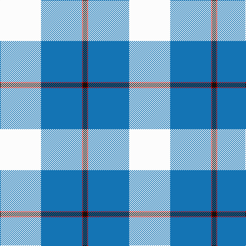 K/8 R2 B80 W/80 tartan Tartan detail