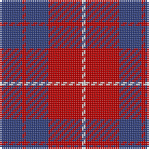 B/12 R2 B12 R18 LN/2 tartan Tartan detail