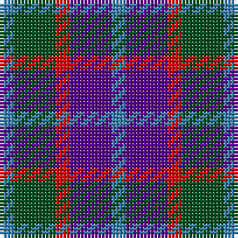 B/4 G12 R4 P12 B/4 tartan Tartan detail