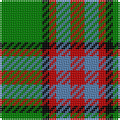 G/24 K4 R4 B8 R/8 tartan Tartan detail