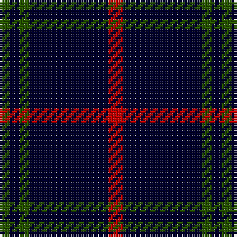 Tartan detail