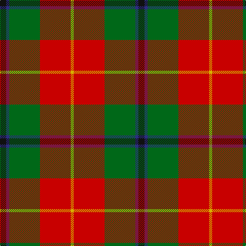 K/12 DB6 G60 R60 Y/6 tartan Tartan detail