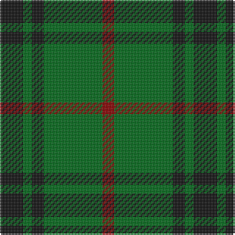 DR/8 G40 K8 G6 K/16 tartan Tartan detail