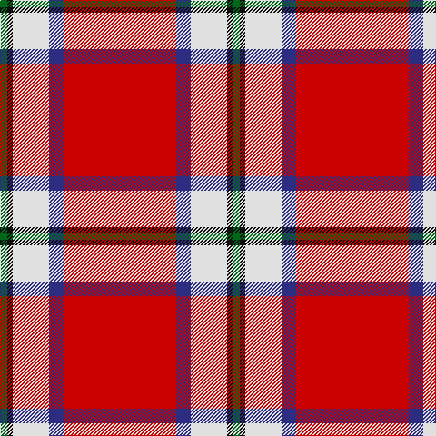 G/8 K6 LN40 DB16 R/124 tartan Tartan detail