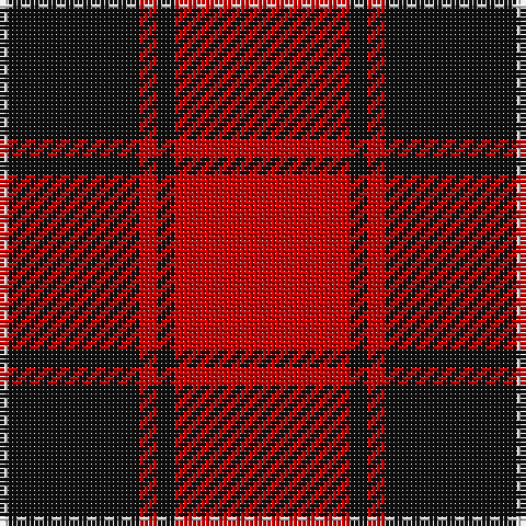 LN/2 K30 R4 K4 R/40 tartan Tartan detail