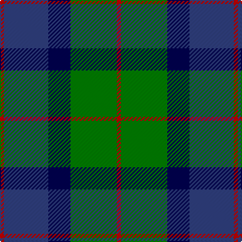 R/4 B44 DB22 G46 R/4 tartan Tartan detail