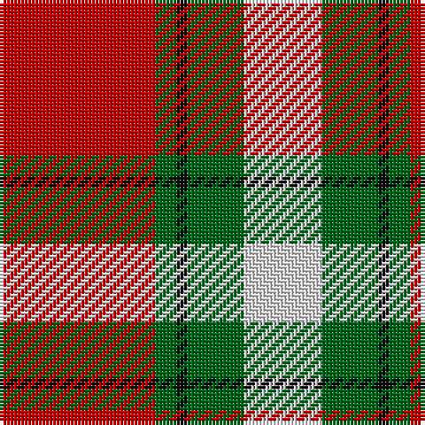 LN/22 G16 K3 G6 R/44 tartan Tartan detail