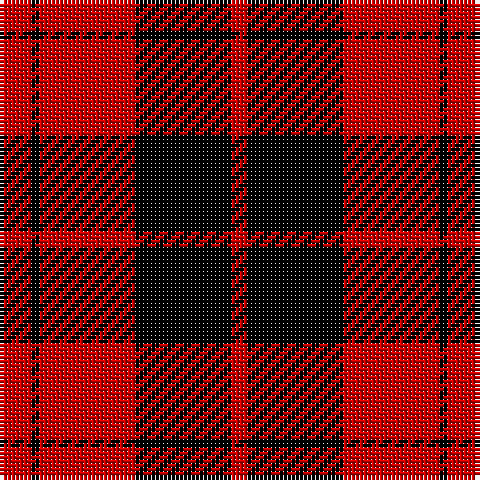 R/4 K24 R24 K2 R/8 tartan Tartan detail