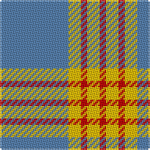 B/44 Y8 R4 Y8 R/4 tartan Tartan detail