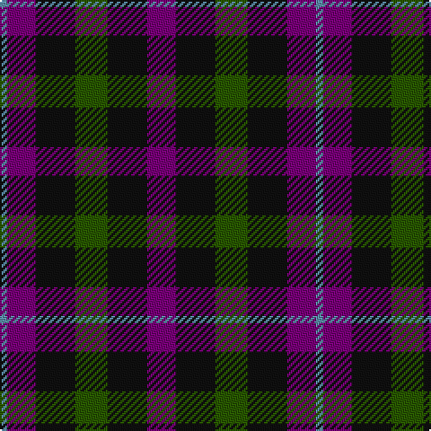 B/4 P16 K22 G18 K22 P/16 tartan Tartan detail