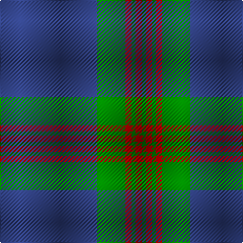 B/96 G28 R6 G4 R6 G/4 tartan Tartan detail