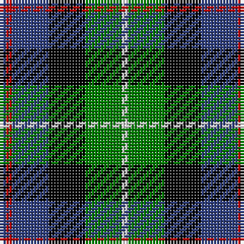 B/2 R2 B12 K12 G12 LN/2 tartan Tartan detail