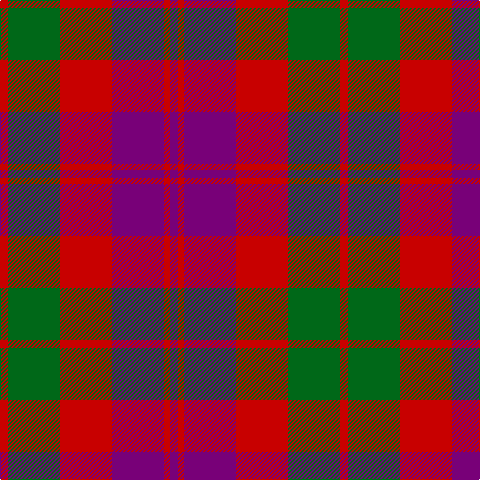 P/8 R6 P52 R52 G52 R/8 tartan Tartan detail
