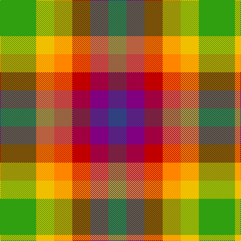 B/36 P36 R36 O36 Y36 G/72 tartan Tartan detail