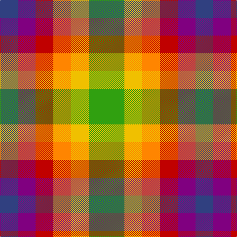 B/36 P36 R36 O36 Y36 G/72 tartan Tartan detail