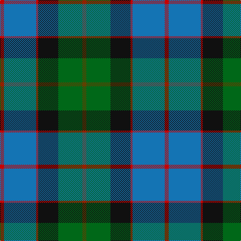 R/8 B64 R4 K40 G48 T/8 tartan Tartan detail