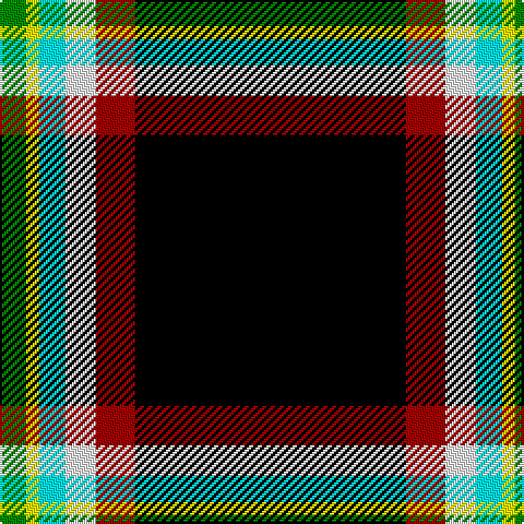 G/12 Y6 LB12 W14 DR18 K/124 tartan Tartan detail