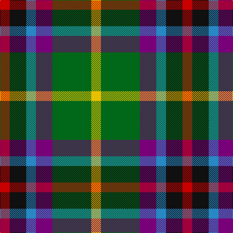 R/20 K34 B20 P34 G80 Y/20 tartan Tartan detail