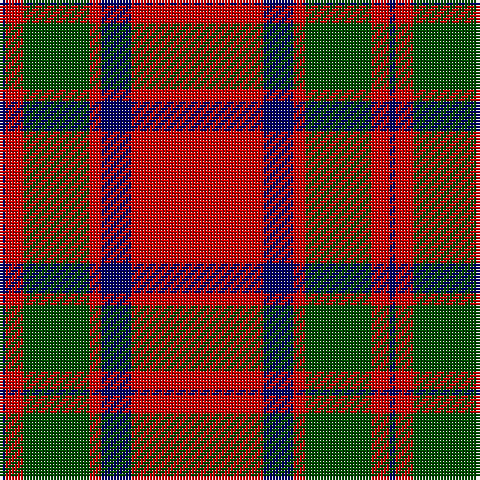 DB/2 R6 G22 R4 DB10 R/44 tartan Tartan detail