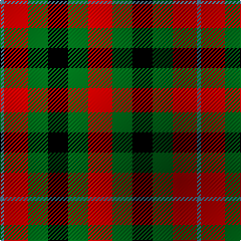 Ba/4 R24 G20 K20 G20 R/24 tartan Tartan detail