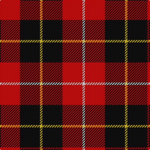 R/32 K32 Y4 K32 R32 W/4 tartan Tartan detail