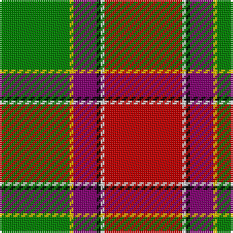 Tartan detail