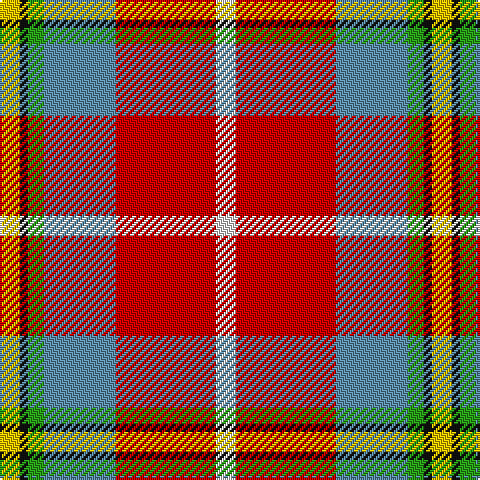 Y/10 K4 G8 B36 R50 LN/10 tartan Tartan detail