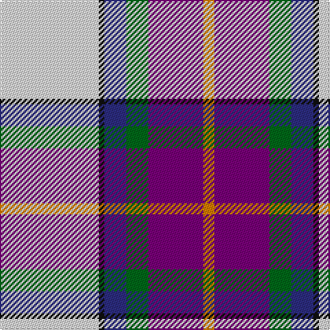 LN/72 K4 DB16 G16 P40 O/8 tartan Tartan detail