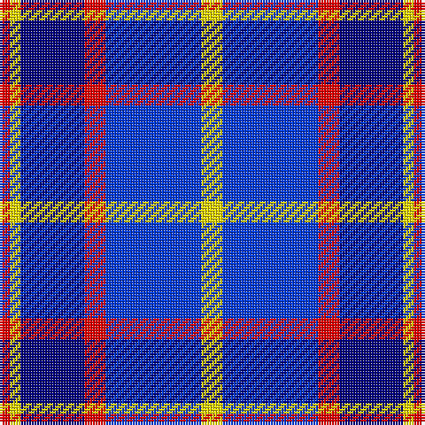 R/4 Y4 DB24 R8 B36 Y/8 tartan Tartan detail