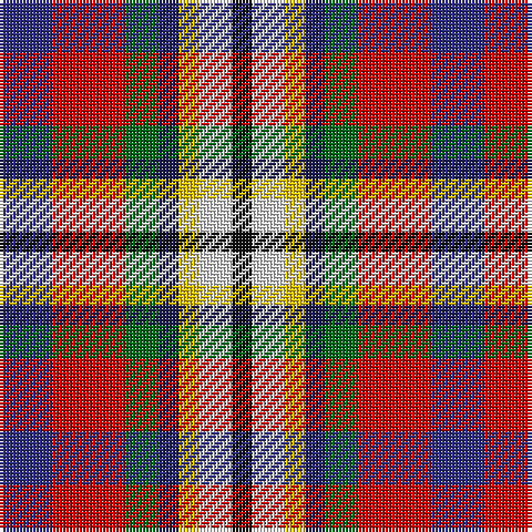 DB/16 R22 G10 DBa6 Y6 LN10 K/6 tartan Tartan detail