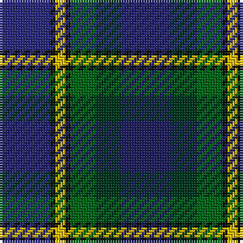 Tartan detail