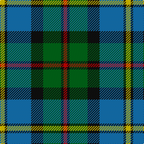 R/6 K4 G30 K20 B40 K4 Y/8 tartan Tartan detail