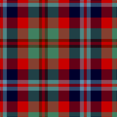 R/12 B16 DBa44 R44 G44 DR12 R/12 tartan Tartan detail