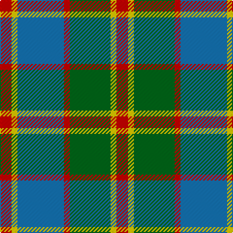 R/12 Y6 B48 R6 G42 Y6 R/12 tartan Tartan detail