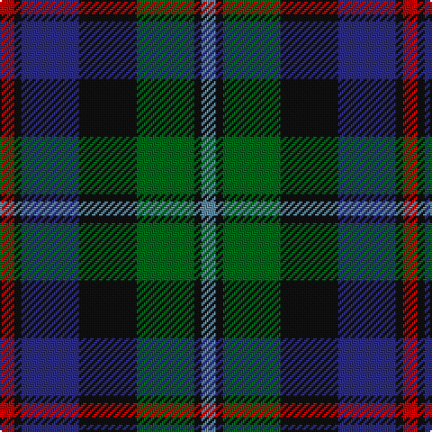 B/8 K4 G32 K32 DB32 K4 R/8 tartan Tartan detail