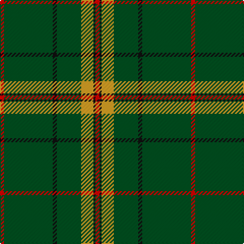 R/4 G48 K4 G24 Y12 K2 R/4 tartan Tartan detail